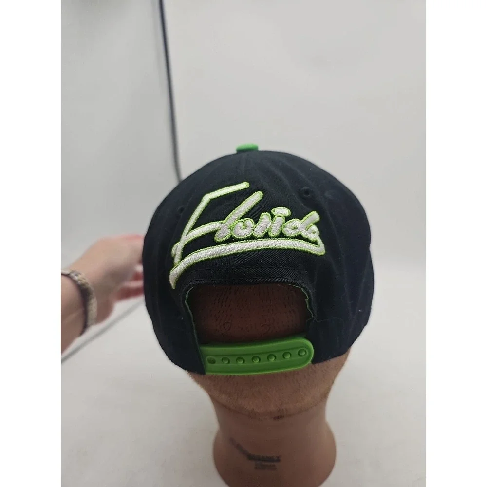 ORLANDO Florida Hat Baseball Ball Cap Adjustable‎ SNAPBACK Green Black Stripes